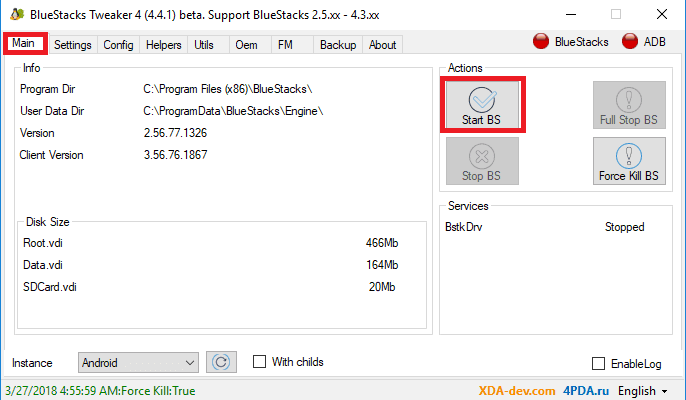 bluestack 3 root