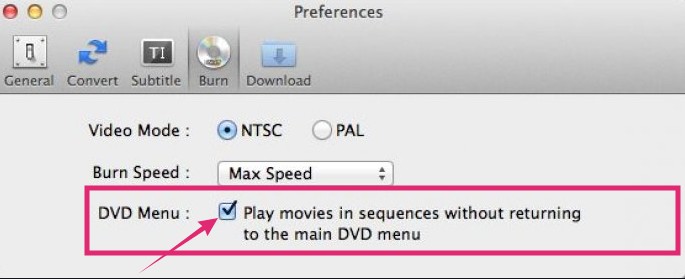 How to Burn a DVD with Continuous Loop