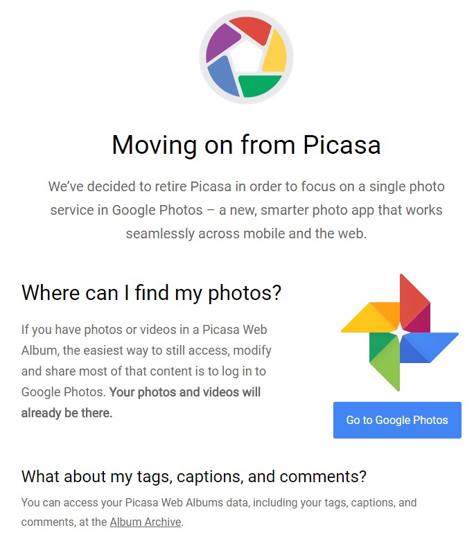 android picasa software download