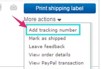 How To Mark Item As Shipped On eBay